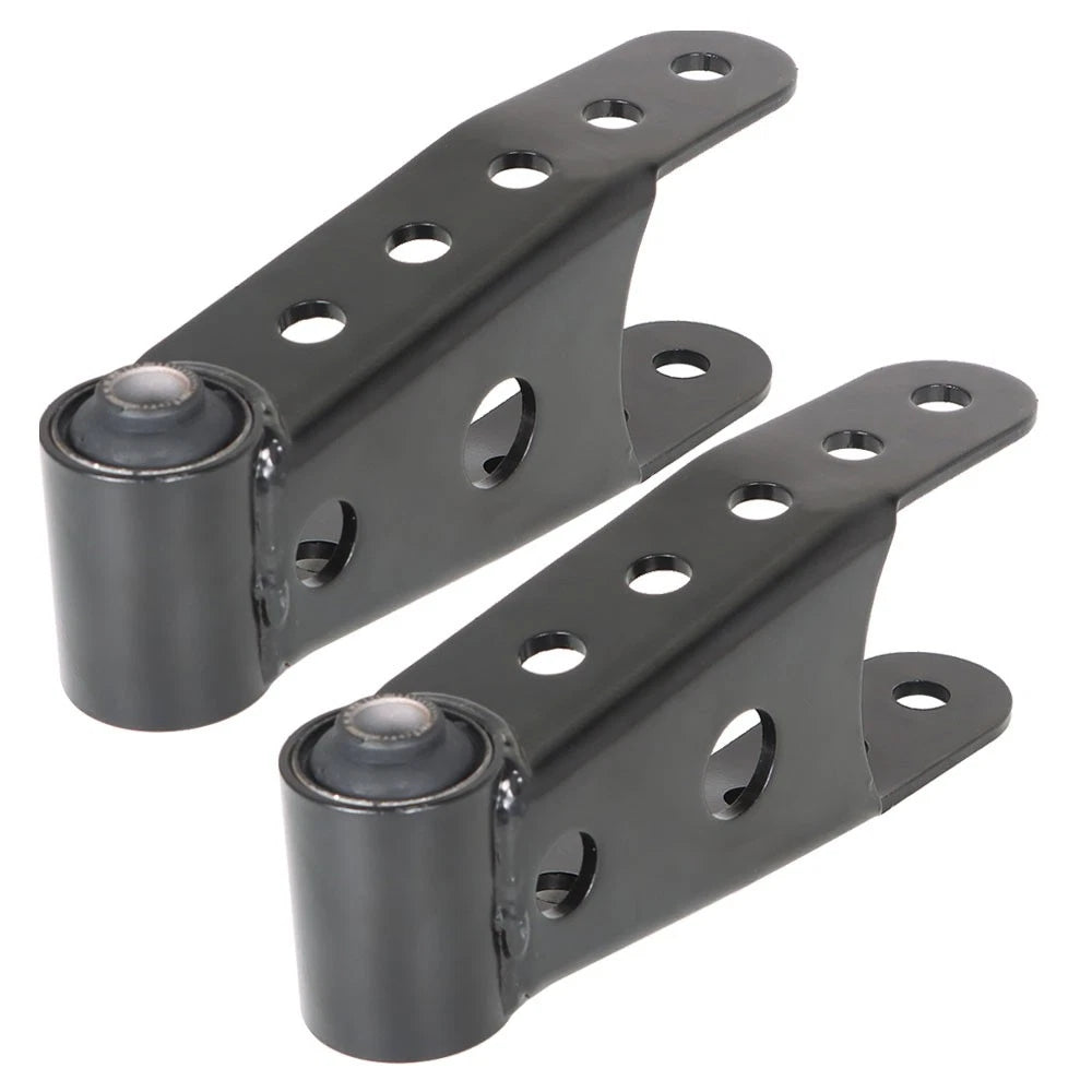 2X Rear Lowering Shackles for Chevrolet Dodge Ford GMC Pickup (6400) 2 Inch Drop