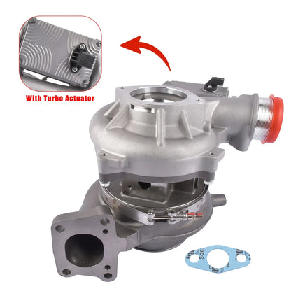 Turbocharger w/ Actuator for GMC Sierra Silverado 2500 3500 HD 6.6L (2017–2021)