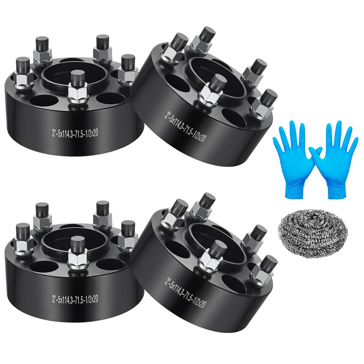 Set of 4 Hubcentric Wheel Spacers for Jeep Wrangler YJ Cherokee XJ (1987–2001)