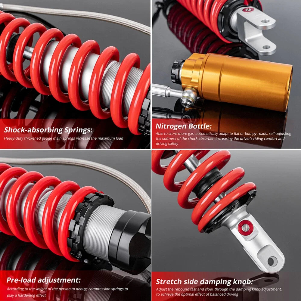 Stage 3 Air Rear Shock Suspension for Suzuki Quadsport Z400 LTZ400 (2003–2014)