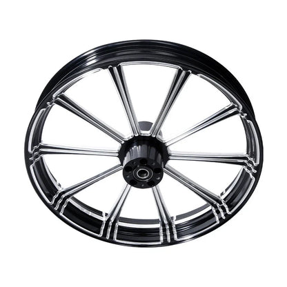 21" Front & 18" Rear Wheel Rim Disc Hub Pulley for Harley Touring (2009–2023)