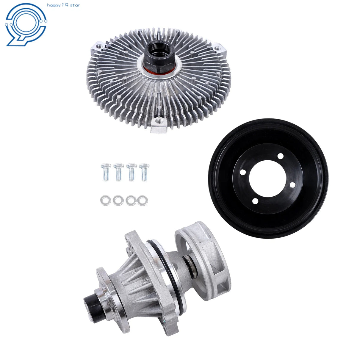 Water Pump Fan Clutch Pulley Kit for BMW E39 E46 X5 Z3 (1995–2006)