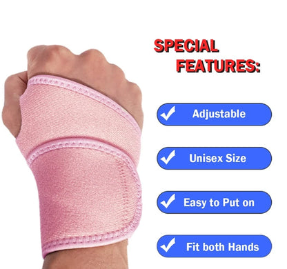 Wrist Brace for NuCamper (One Size, Pink) (Pack of 1)