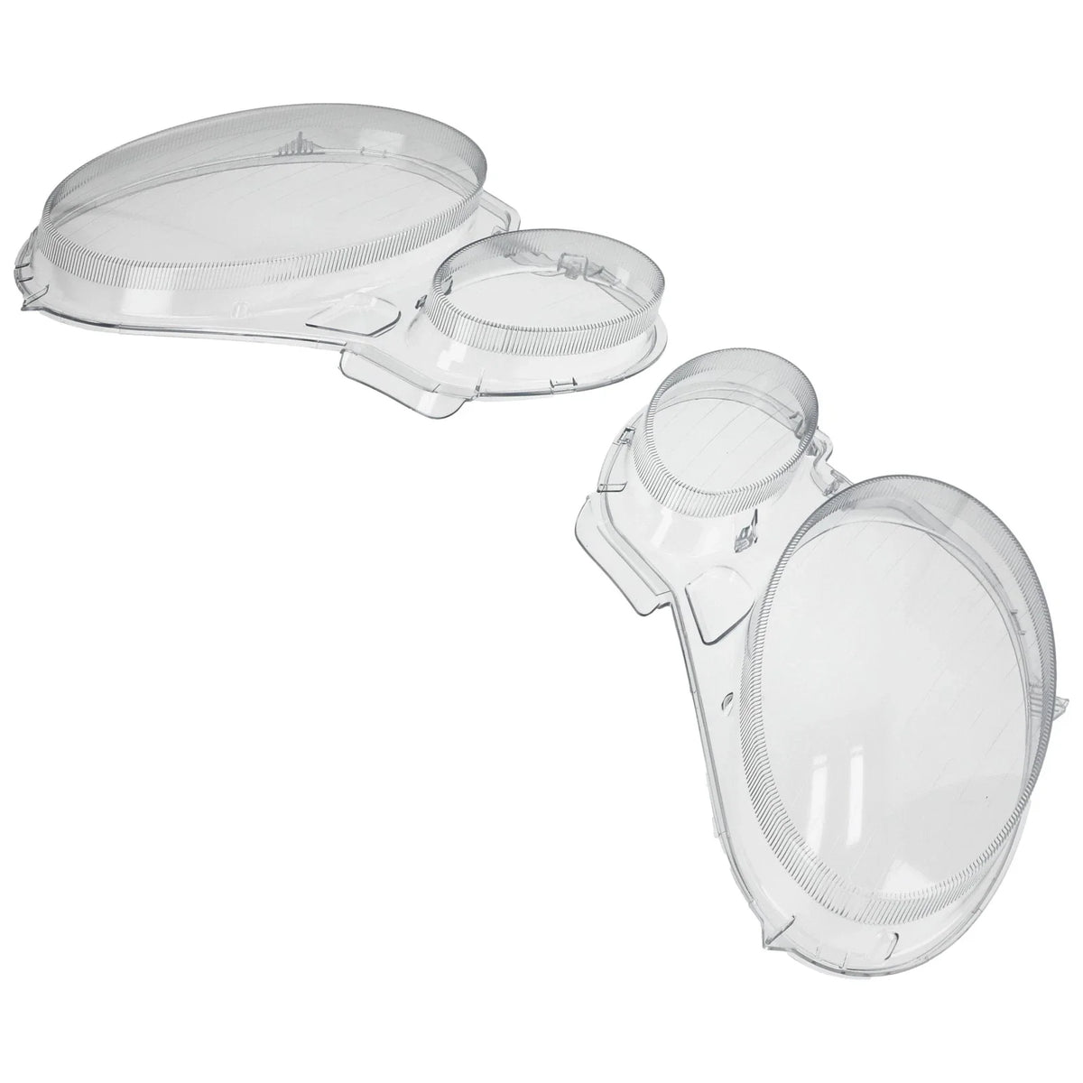 2X Headlight Lens Cover Kit for Mercedes Benz E240 E280 E300 E350 (2002–2008)