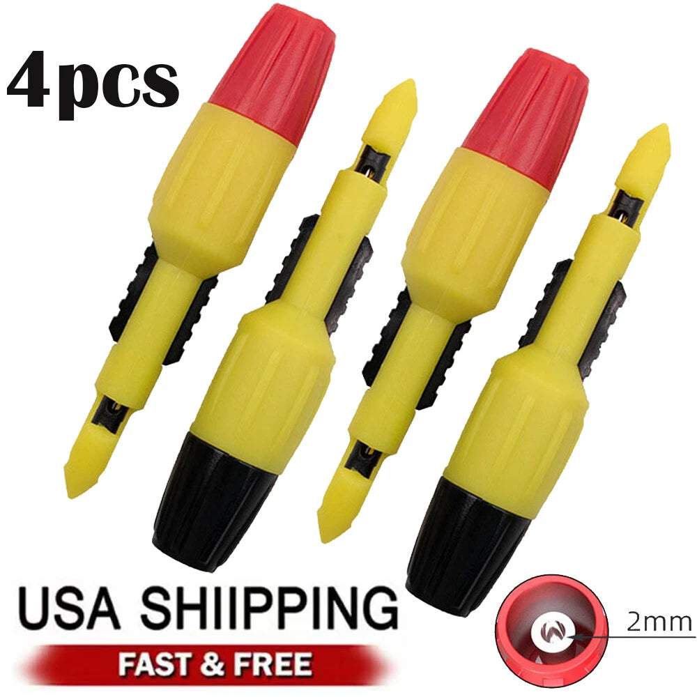 4Pcs Wire Piercing Puncture Probe Test Clip with 2mm Jack for Automotive