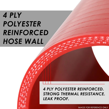 3" Turbo Intake Piping Silicone Coupler Hose for Universal Applications