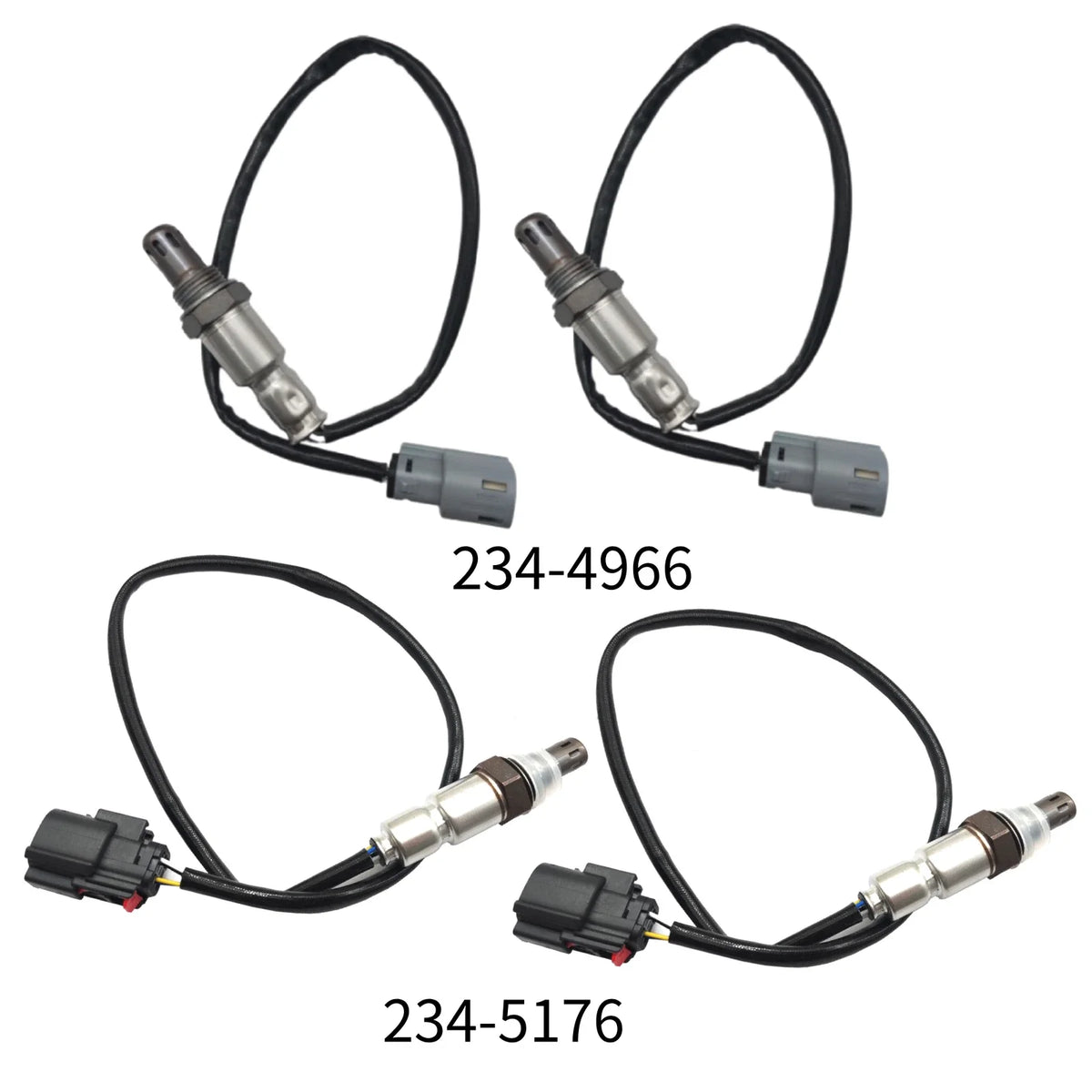 Set of 4 Oxygen Sensors for Ford E-350 (2016–2018)