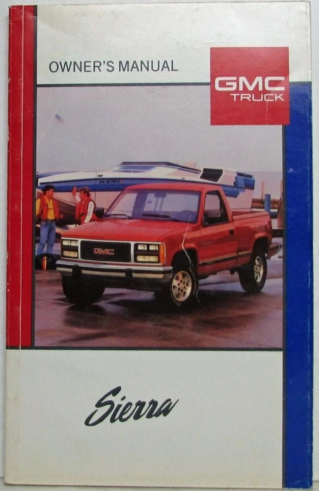 Owners Manual for GMC Sierra Pickup Truck (1989)