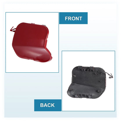 Front Bumper Tow Hook Cover 622A0-4BA0A for Nissan Rogue (2014–2016) Red