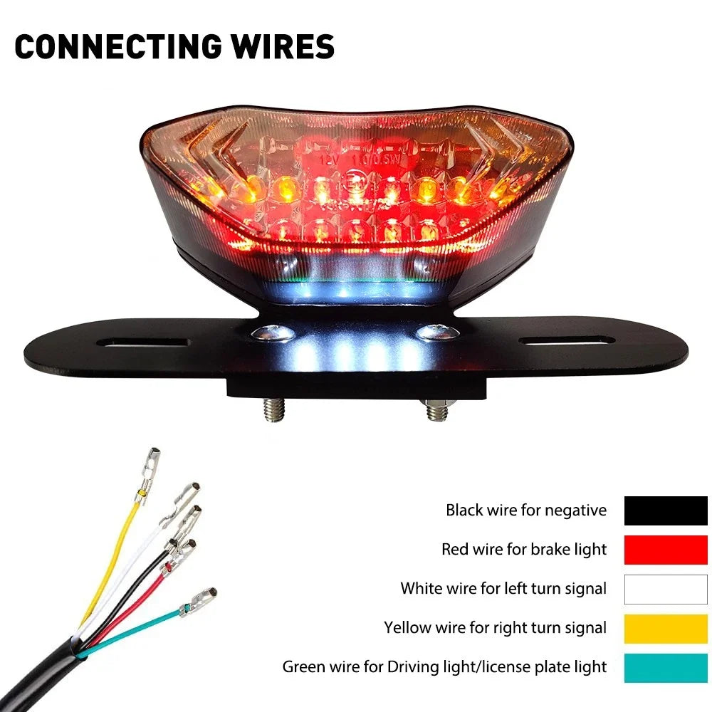 Universal Turn LED Signals Motorcycle Brake Tail Light for Motorcycles