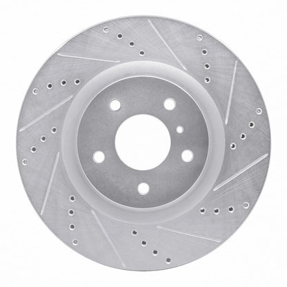 Rotor Set for Infiniti G35 (2003–2004) ALX-PAU-DF-7512-68008-CLA2 Vented Drilled Slotted