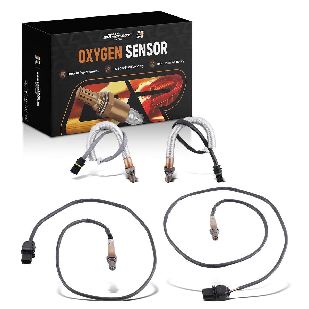 Set of 4 Oxygen O2 Sensors for BMW 128i 328i 335i X3 Z4 (2007–2013)