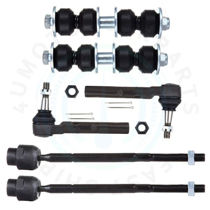 Set of 6 Front Inner Outer Tie Rods for Chevy Malibu (2004–2008)