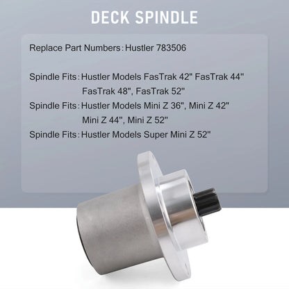 Spindle Assembly for Hustler FasTrak Zero Turn (SD178A1001)