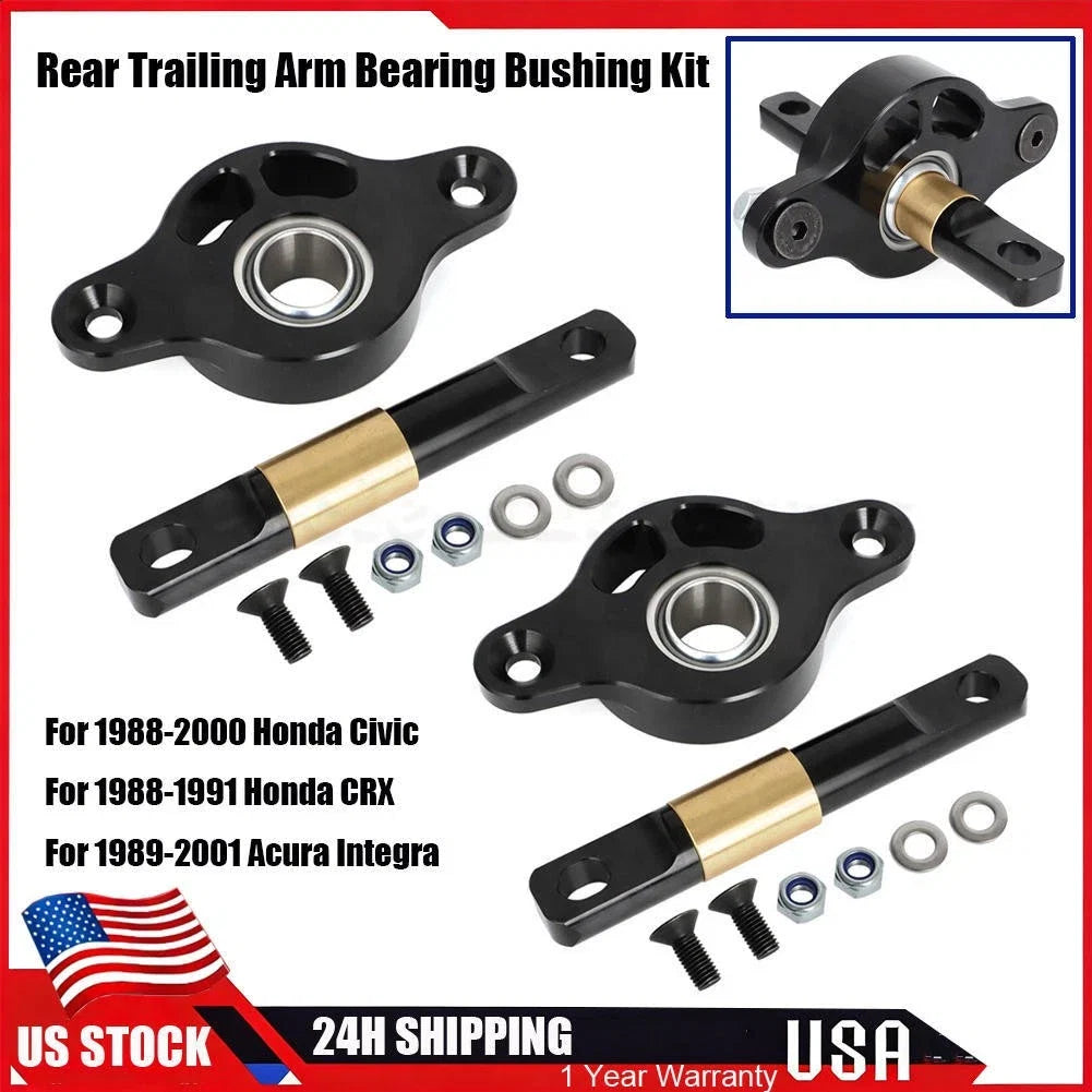 Rear Spherical Trailing Arm Bearing Bushing Kit for Honda Civic (1988–2001)