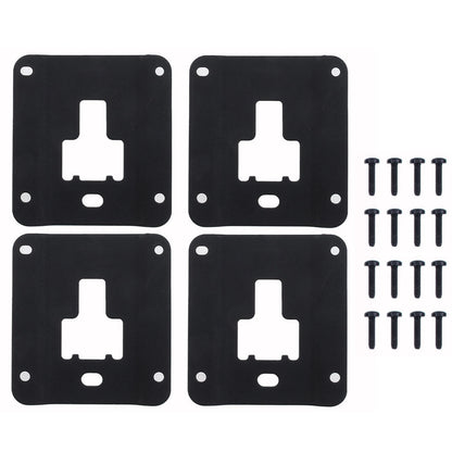 Set of 4 Truck Bed Cleats Tie Down Interface Plates for Ford F-150 (FL3Z-9928408-AB, FL3Z9928408AB)