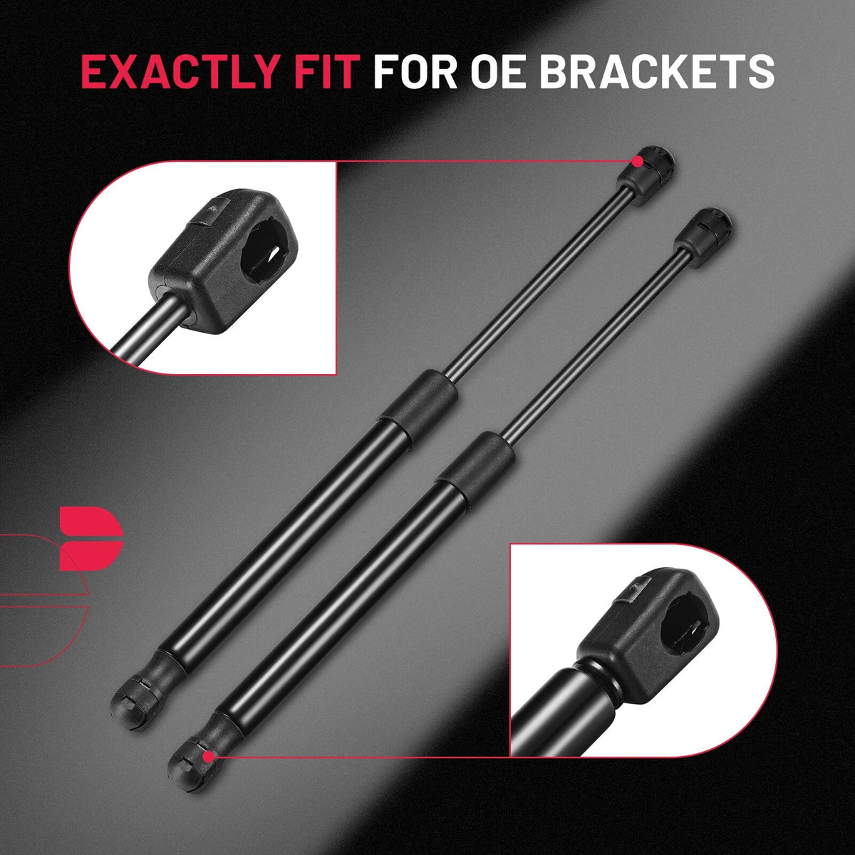 Gas Struts 14" 30Lbs for Camper Shell Window Truck Cap Canopy (—–—)