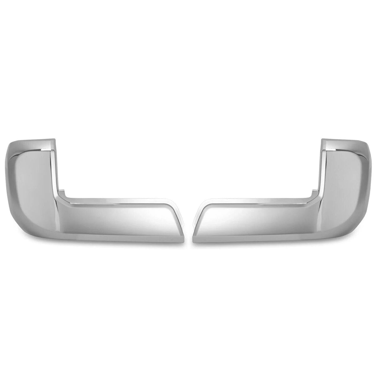 Set of 2 Bumper End Caps for Toyota Tacoma (2016–2023) Chrome