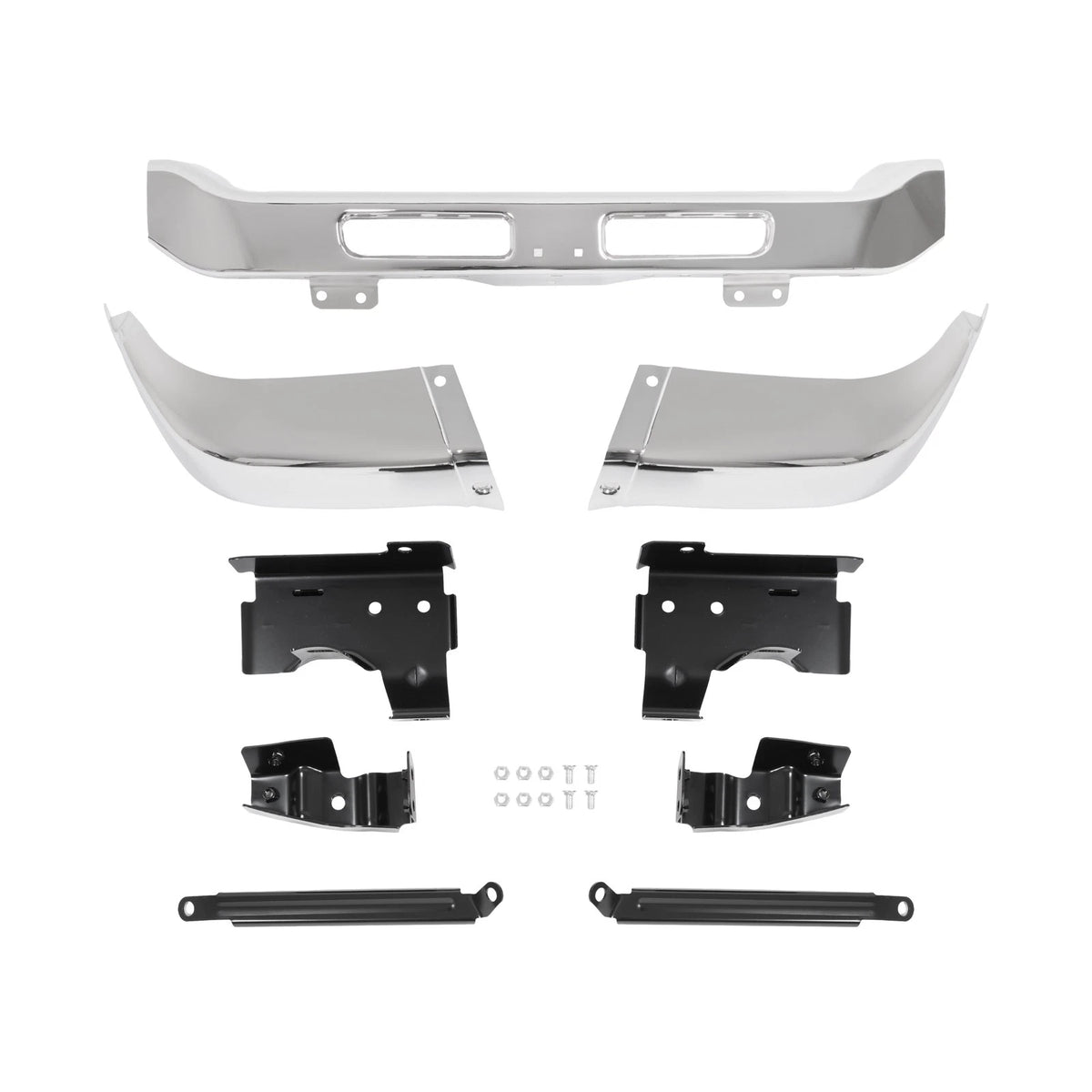 Chrome Front Bumper Face Bar & Brackets for GMC Sierra 1500 2500 (2003–2007)