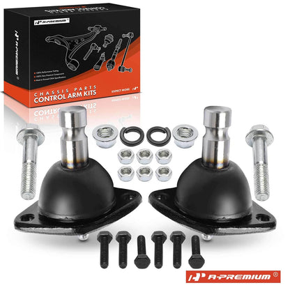 2X Front Lower Side Ball Joint for Chevrolet Buick Oldsmobile Pontiac (GK5263, 9762925, MK5263)
