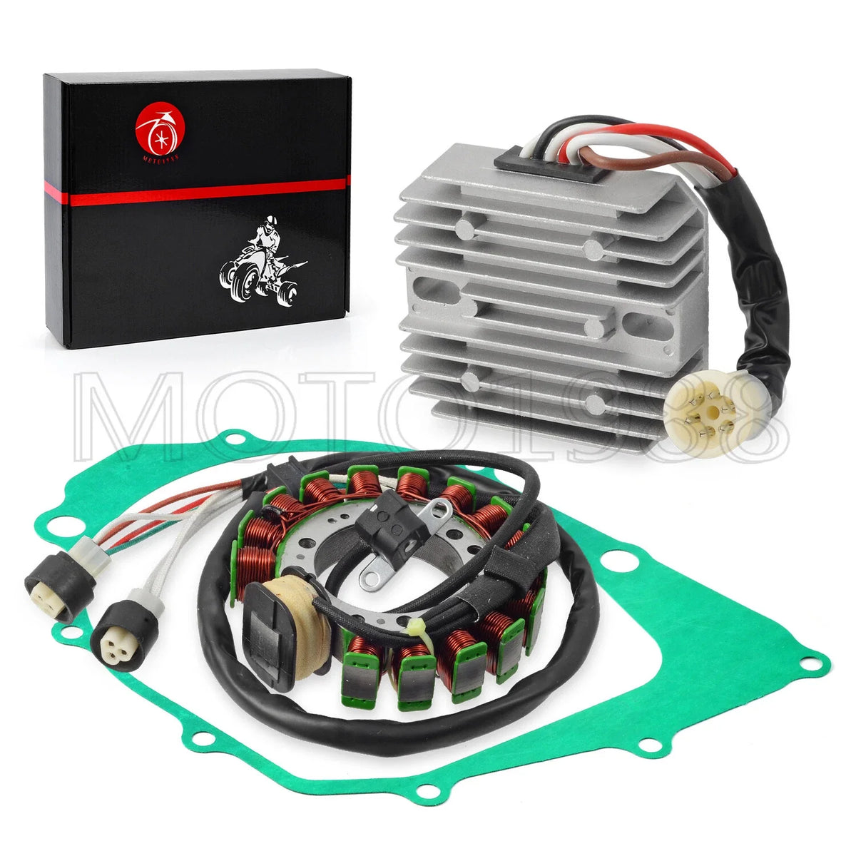 Stator & Regulator Rectifier Kit for Yamaha Warrior 350, MOTO-4 350, Big Bear 350