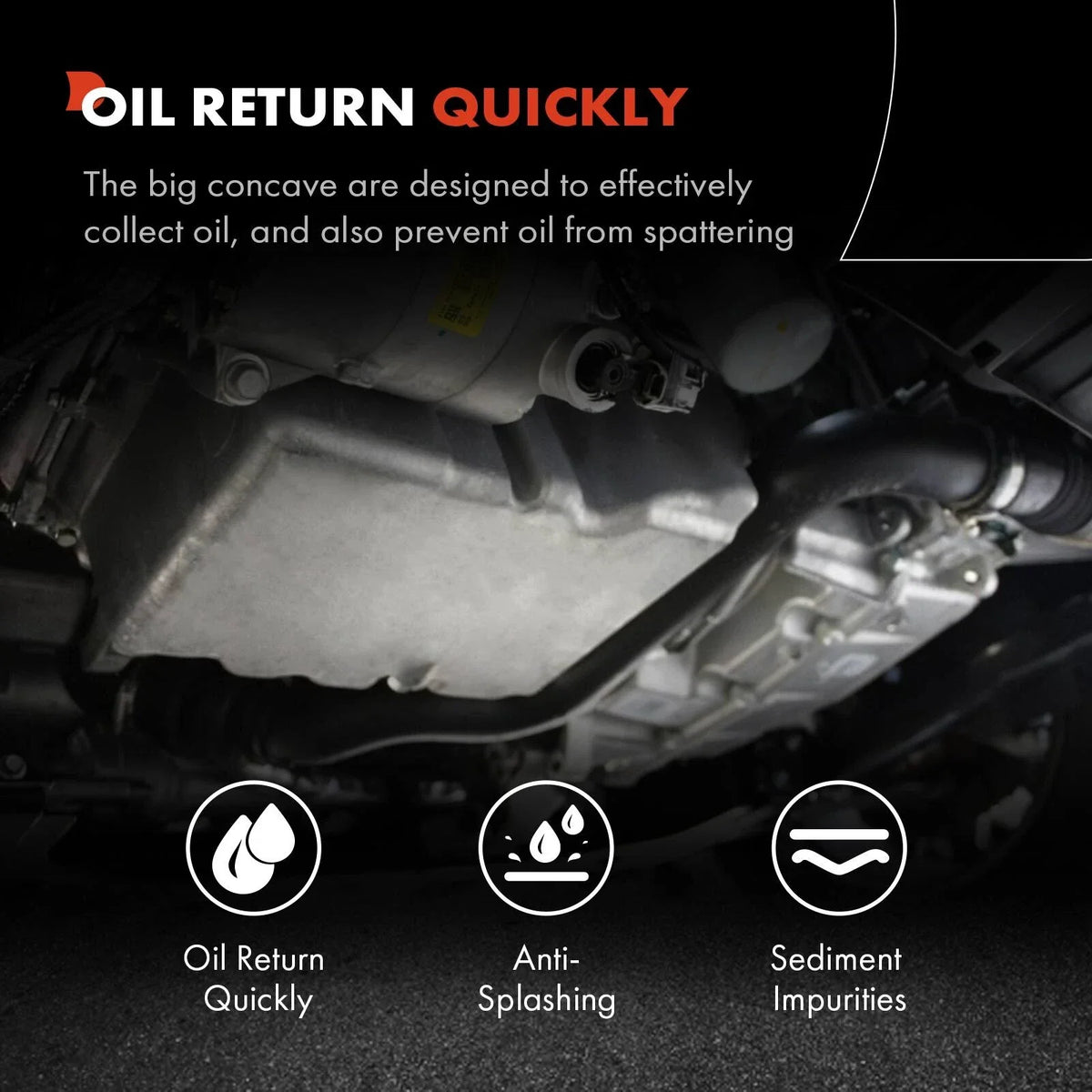 Engine Oil Pan for Ford Escape Fusion Focus Lincoln MKC (2013–2020)