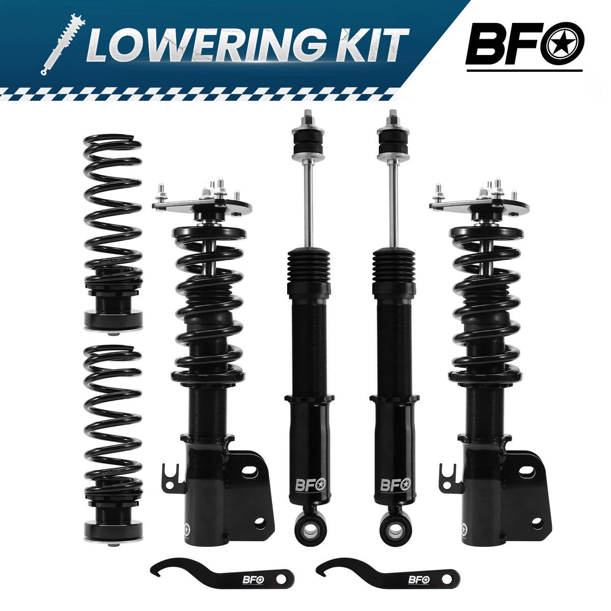 Coilover Strut Springs Suspension Lowering Kit for Scion XB (2004–2006) RS0C9M