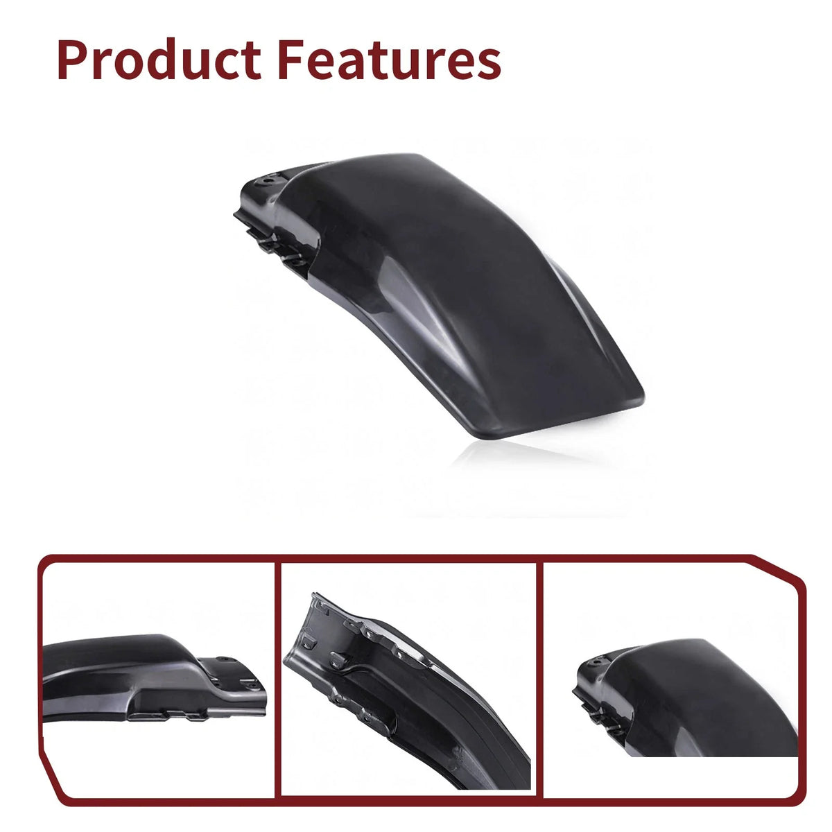 Rear Fender Black for Honda XR80 XR100 XR80R XR100R 1985-2000