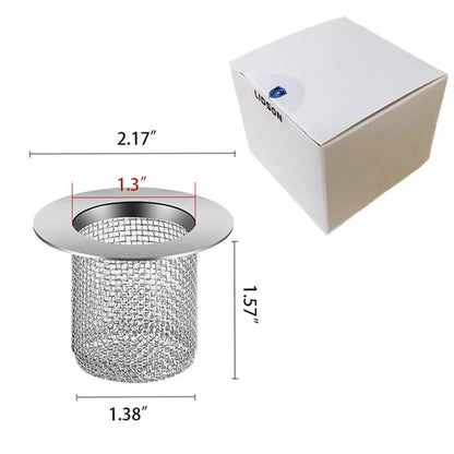 2X Shower Drain Hair Catcher Basket for Easy Deep Cleaning