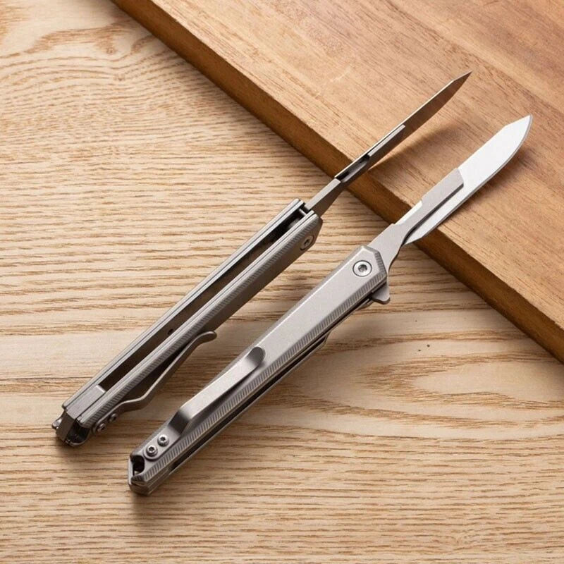Folding Utility Knife with #60 Scalpel Blades