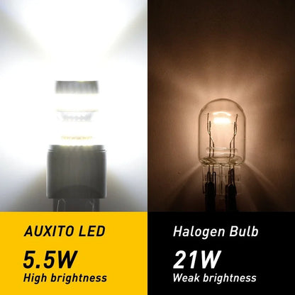 2X AUXITO 7443 7440 LED Backup Reverse Light Bulbs 6000K White (Error Free)
