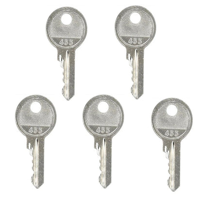5 Ignition Keys for JLG Lifts (7010698, Ronis 455)