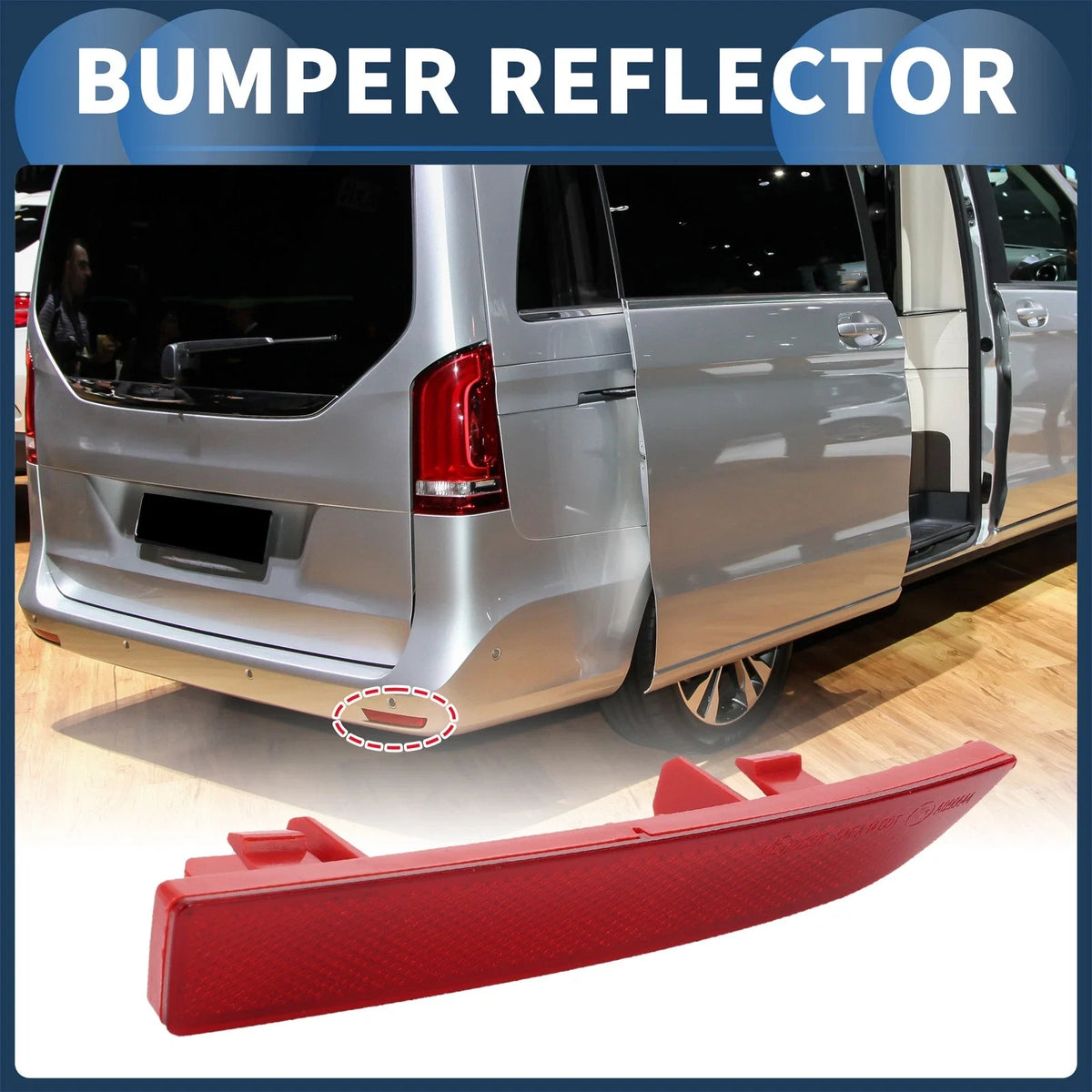 Bumper Reflector No.A4478260140 for Mercedes Benz Vito W447 (2014–2023)