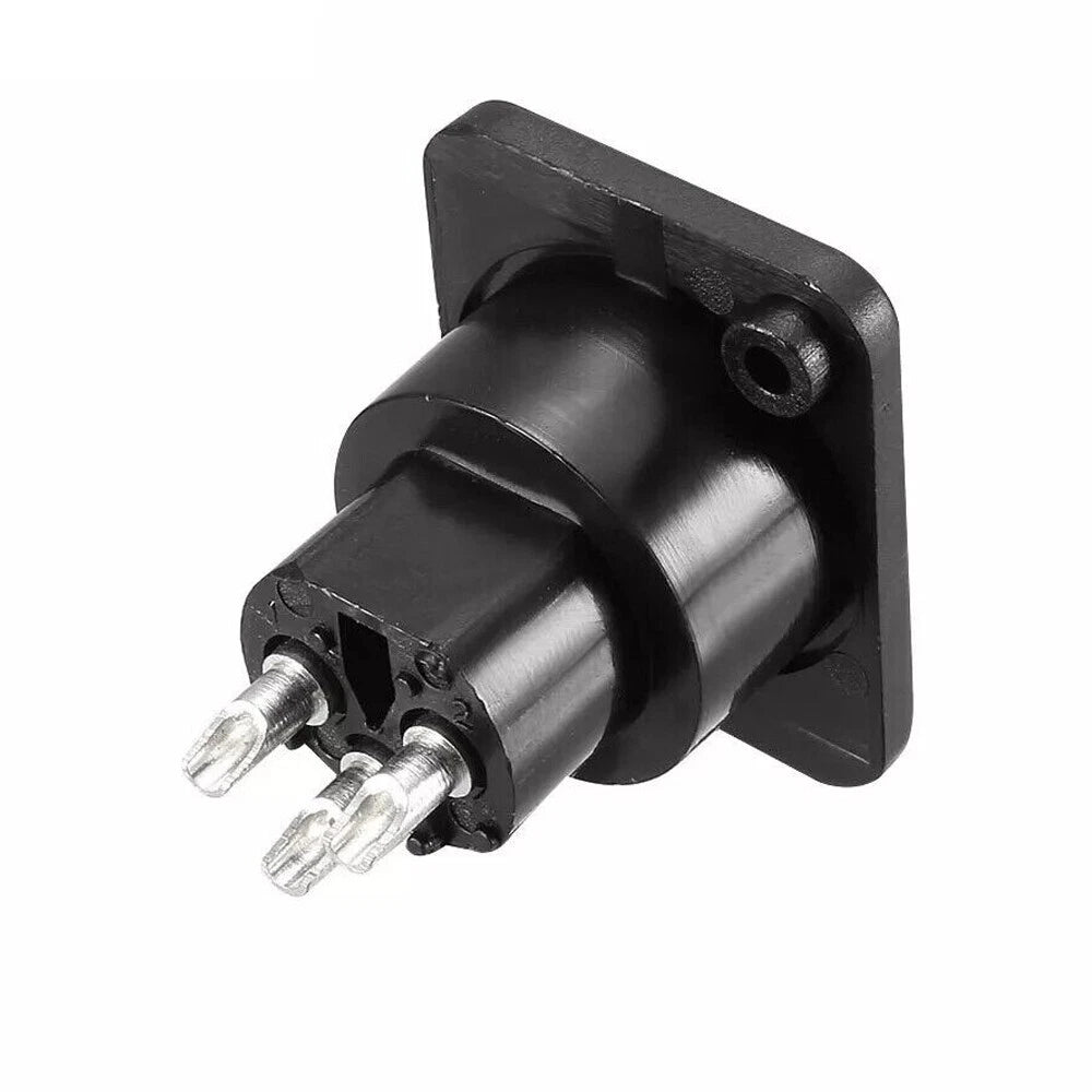 20Pcs 3-Pin XLR Female Jack Panel Mount Microphone Connector Adapter