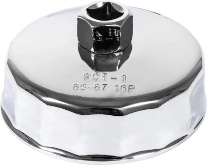 2X Oil Filter Wrench for BMW (For00879) 86mm Cartridge Style Chrome