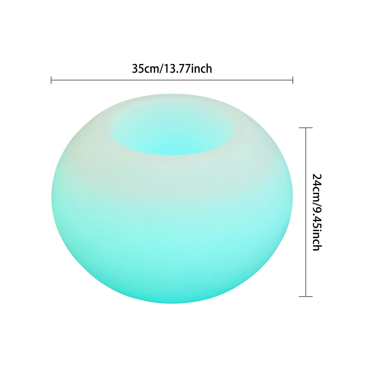 16 Color LED Planter Pot for Home Garden (IP44 Waterproof)