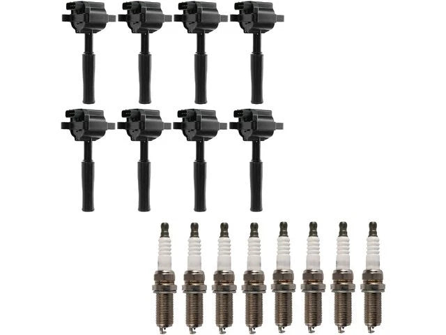 Ignition Coil and Spark Plug Kit for Jaguar Vanden Plas (2000–2003) 78921MWHX