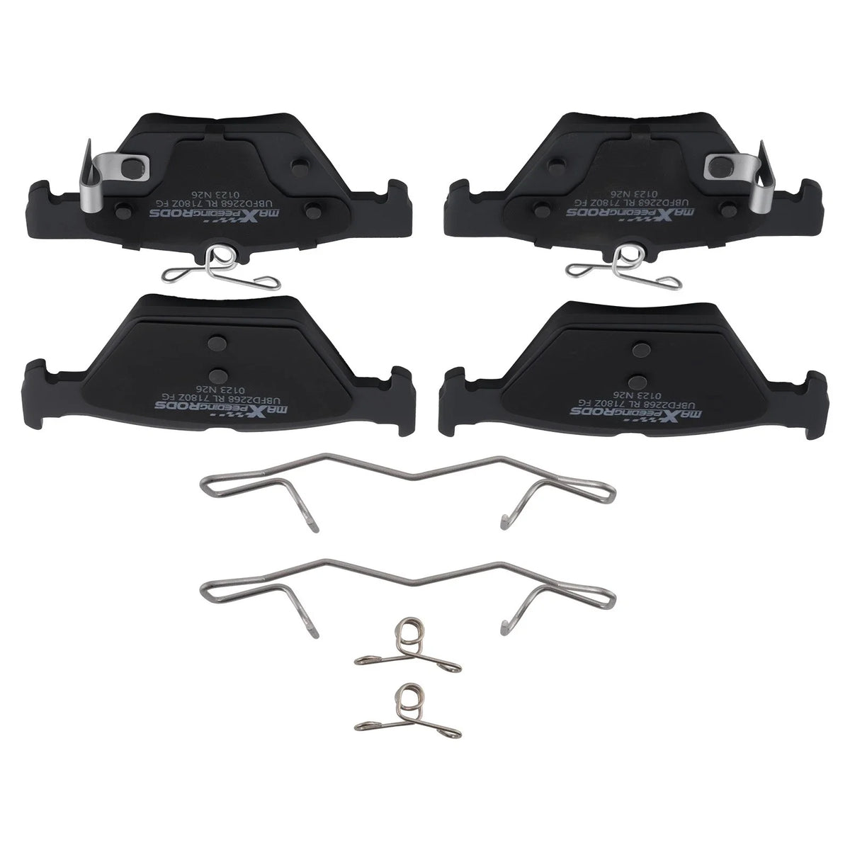Set of 4 Rear Ceramic Brake Pads for Subaru Ascent Crosstrek Forester Outback