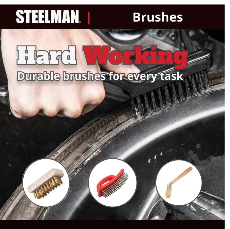 Steelman Euro Lube Angled Applicator Brush 7-3/4 Inches