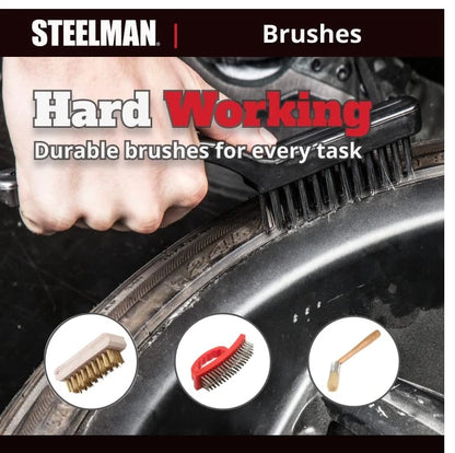 Steelman Euro Lube Angled Applicator Brush 7-3/4 Inches