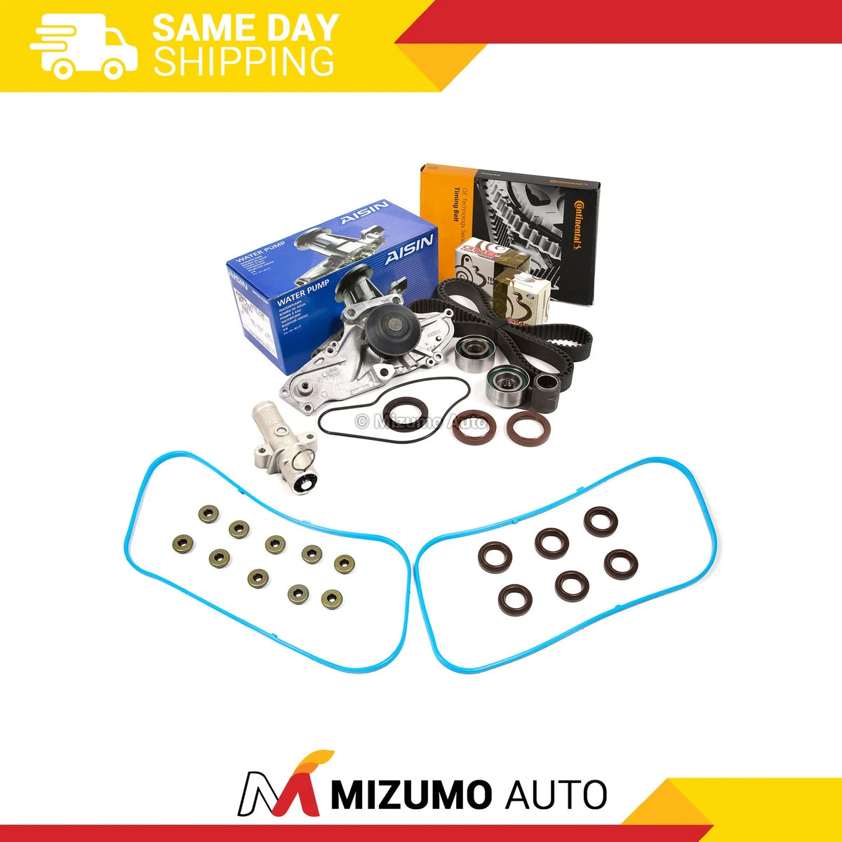 Timing Belt Kit with Water Pump Gasket for Acura Honda J35A J37A (2003–2008)