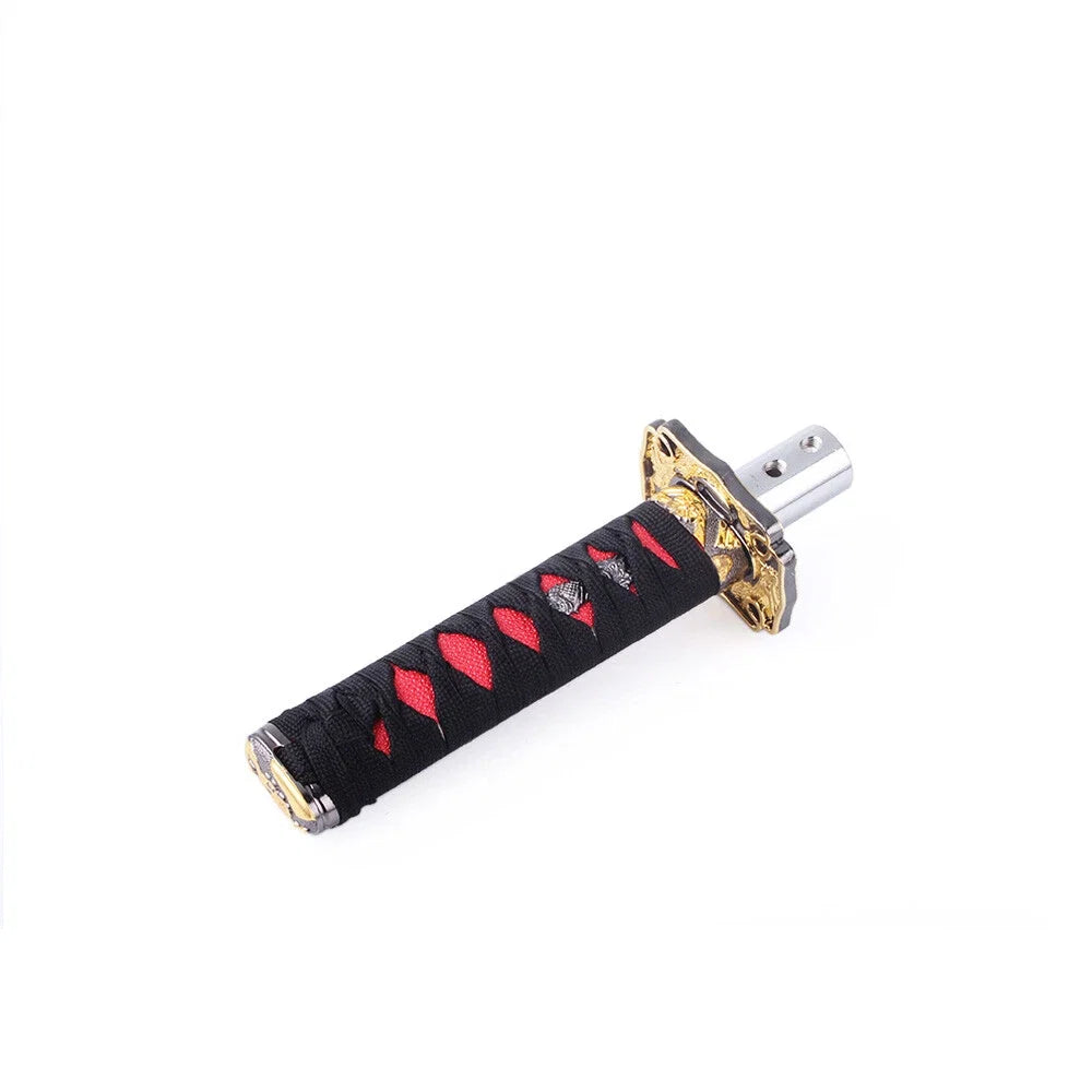 Universal Samurai Sword Gear Shift Knob Shifter Katana Metal 15cm Adapter