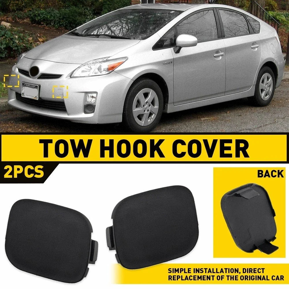Tow Hook Eye Cap Cover Set of 2 for Toyota Prius (2010–2011)