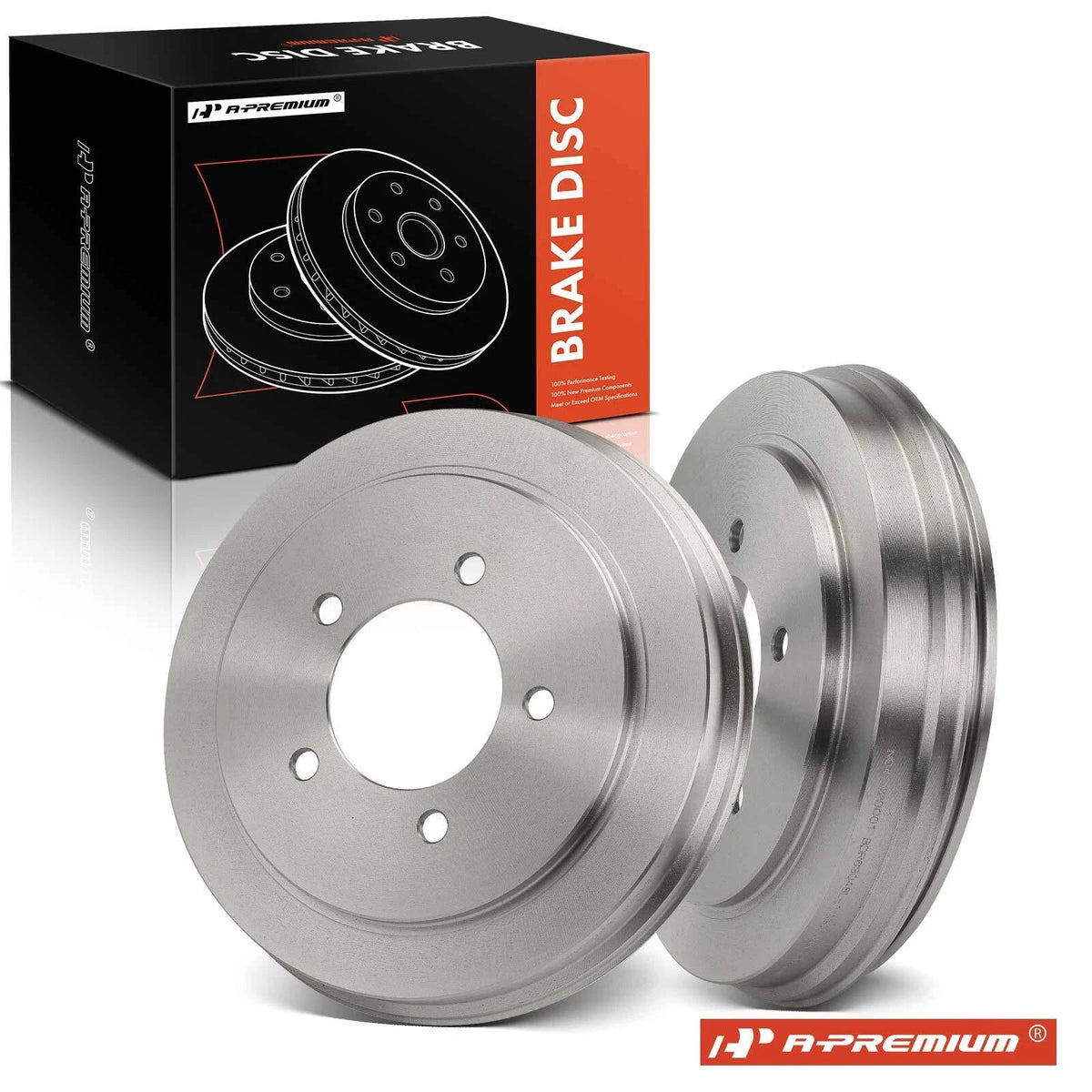 2X Rear Brake Drums for Chrysler Sebring Dodge Avenger Jeep