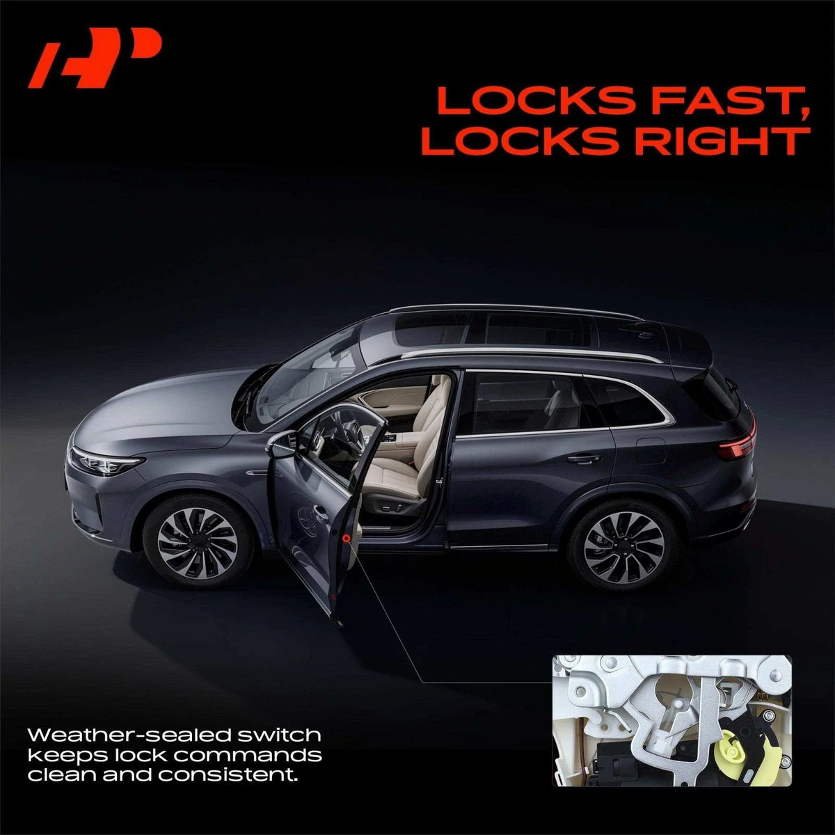 Front Right Door Lock Actuator for Mercedes-Benz S400 CL63 AMG (2010–2013) A2217207835, A2217201635, A2217205835