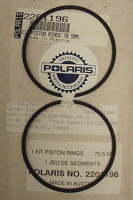 Piston Rings 70.5MM for Polaris XC SP, RMK, SKS (2201196)