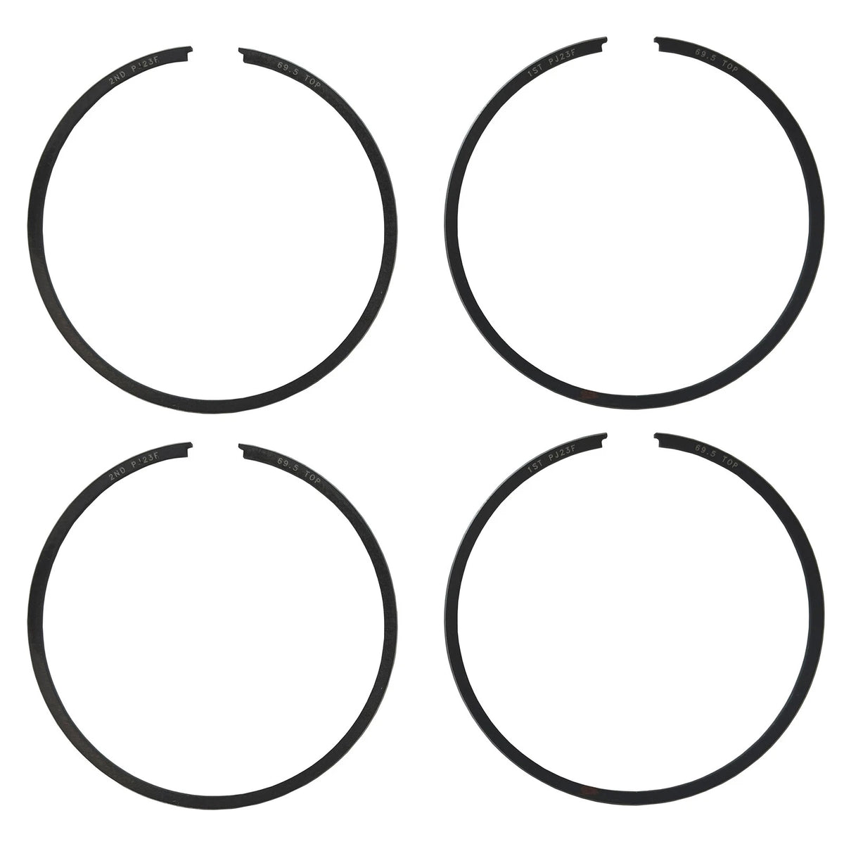 2 Sets SPI Standard Bore Piston Rings for Ski-Doo 500 L/C (1996–2000) 69.5mm (2)09-780R