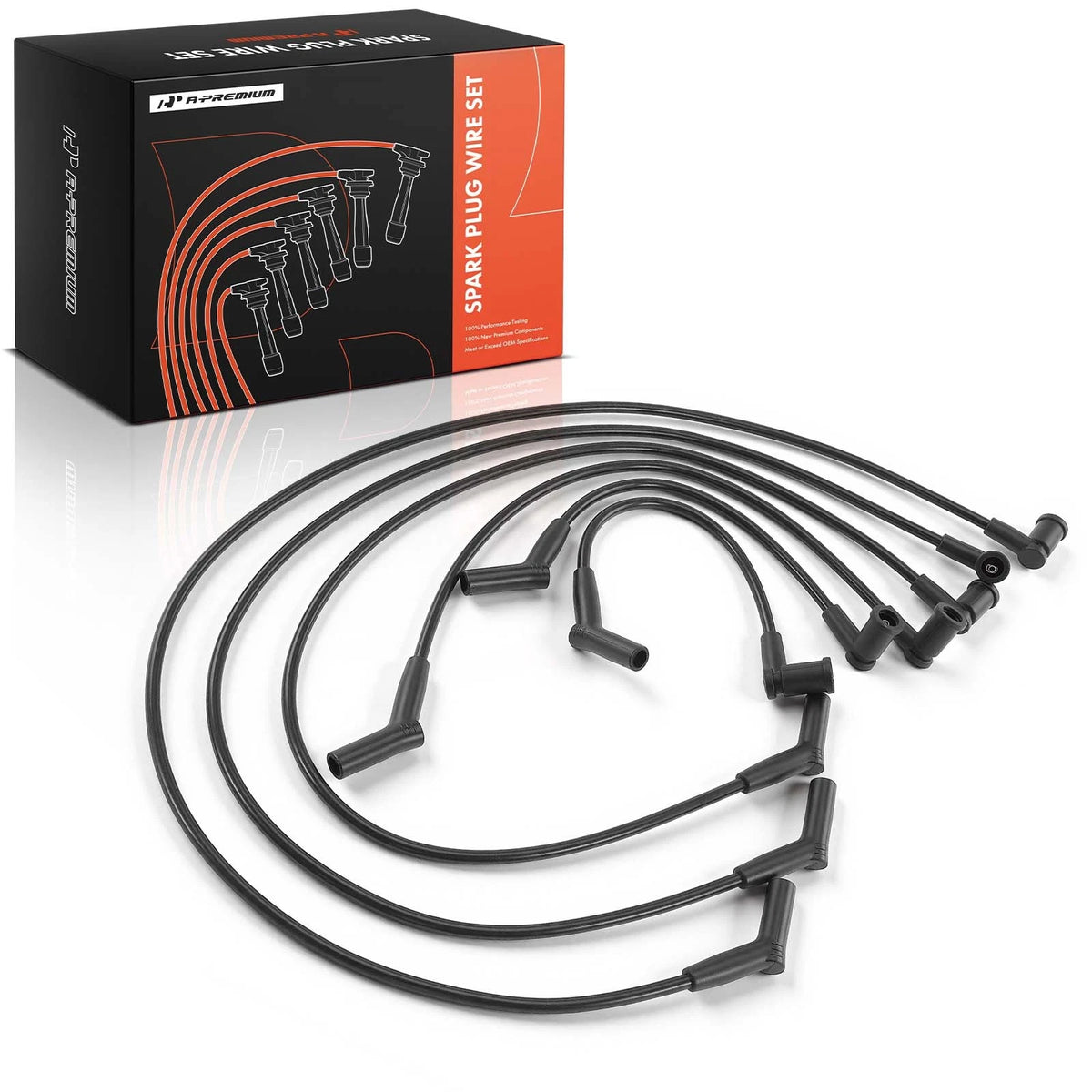 6X Spark Plug Wire Set for Ford Windstar (2001–2003) 1U2Z12259-CA, 6693