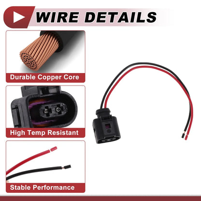 DRL Daytime Running Light Socket Wiring for Volkswagen Passat (2006–2010) No.6R0953123A