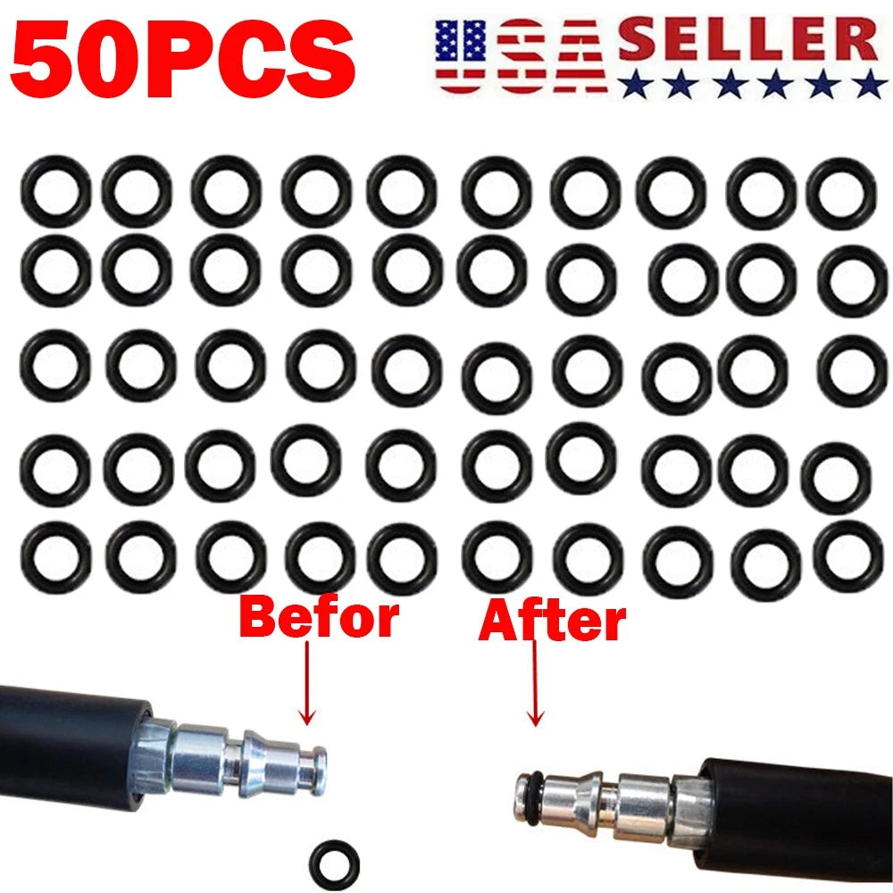 50pcs O Ring Kit for High Pressure Washer Hose Pump